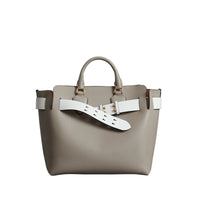 Sac The Belt moyen en cuir - Mineral Grey
