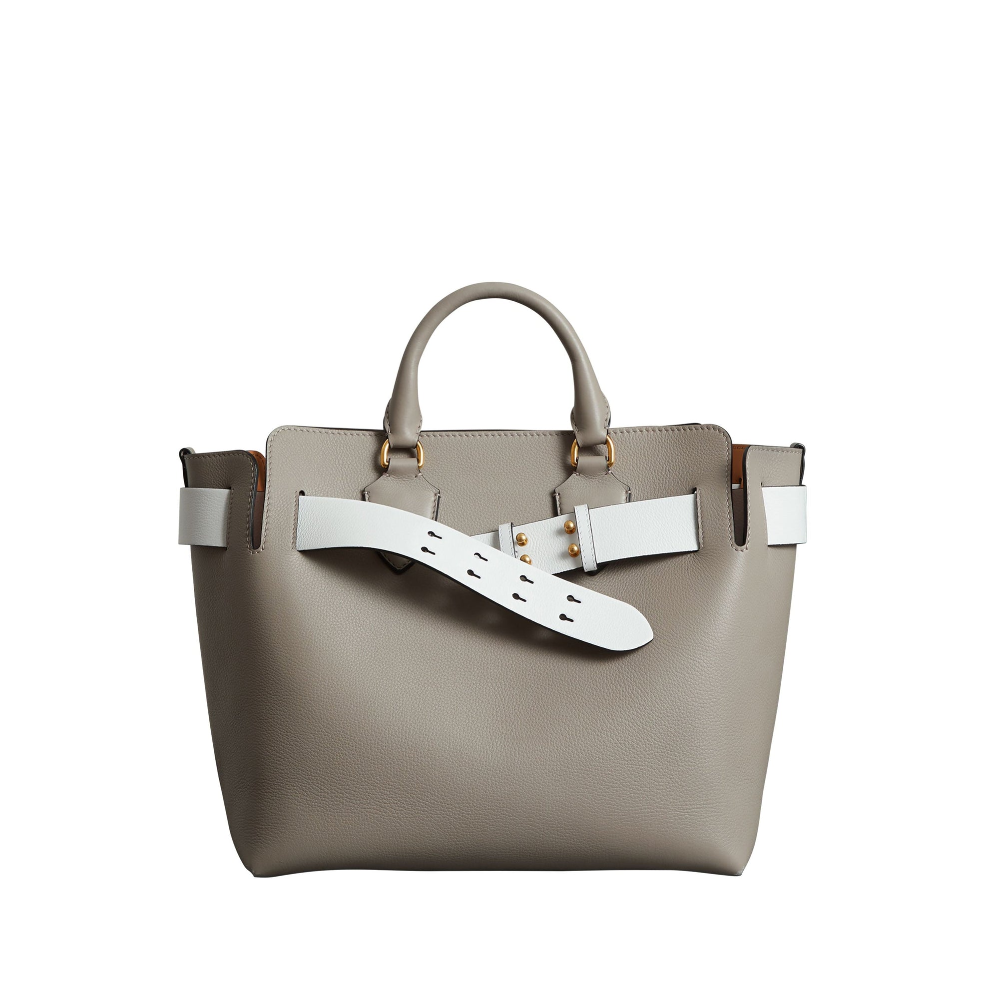Sac The Belt moyen en cuir - Mineral Grey