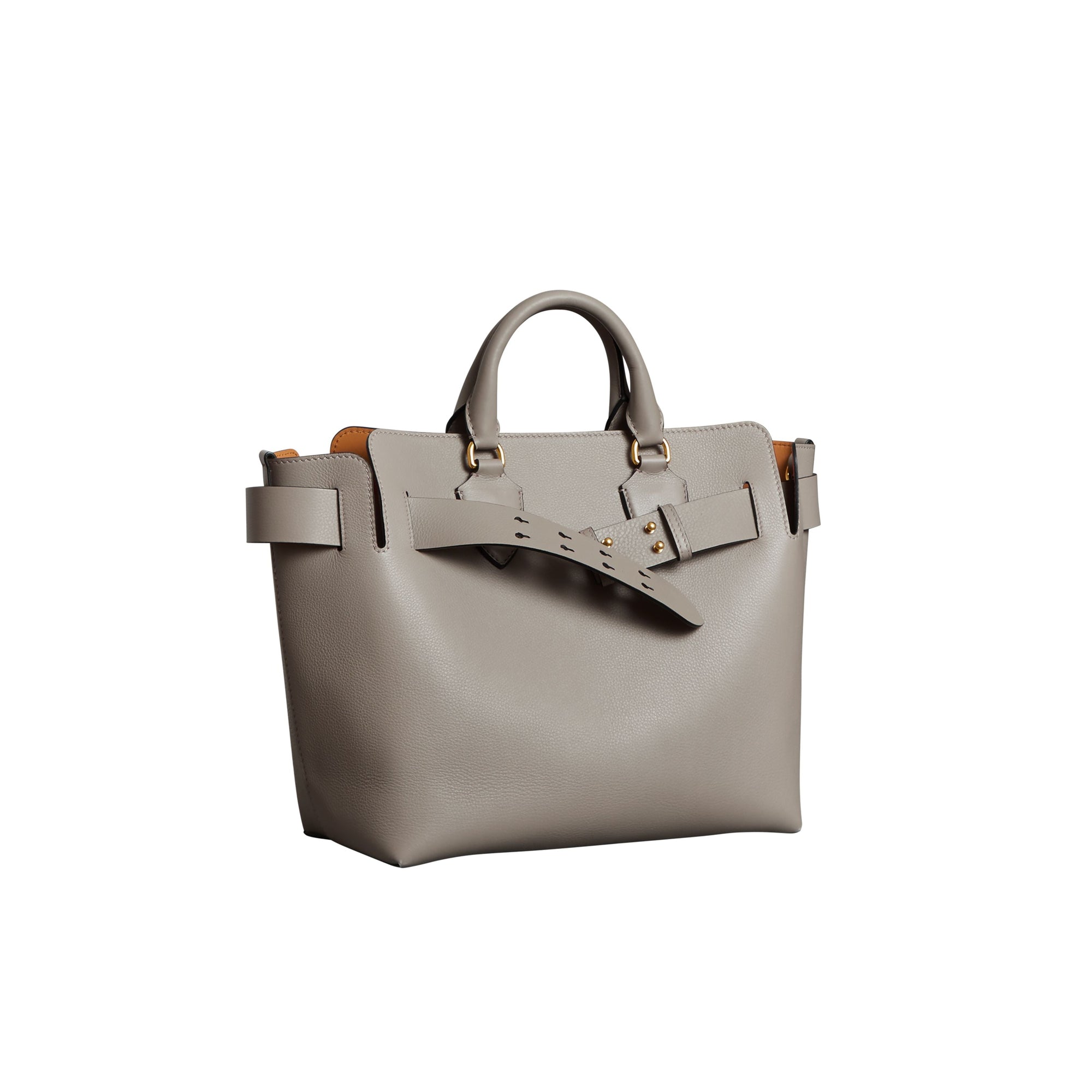 Sac The Belt moyen en cuir - Mineral Grey