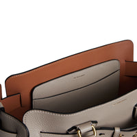 Sac The Belt moyen en cuir - Mineral Grey