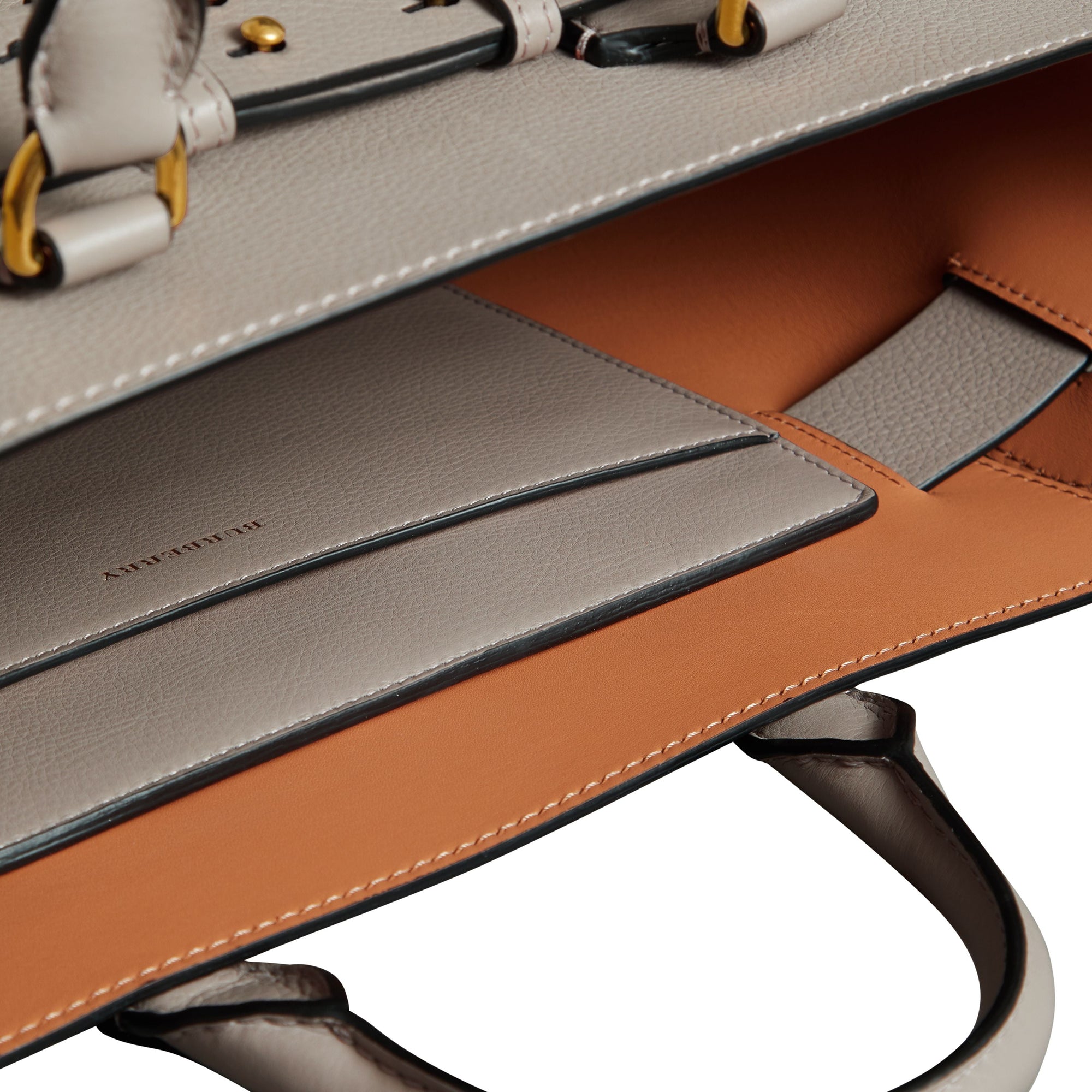Sac The Belt moyen en cuir - Mineral Grey
