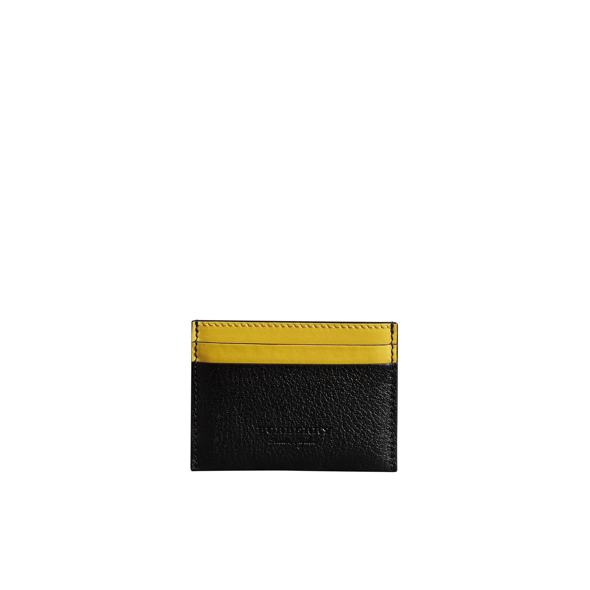 Porte-cartes en cuir bicolore - Black