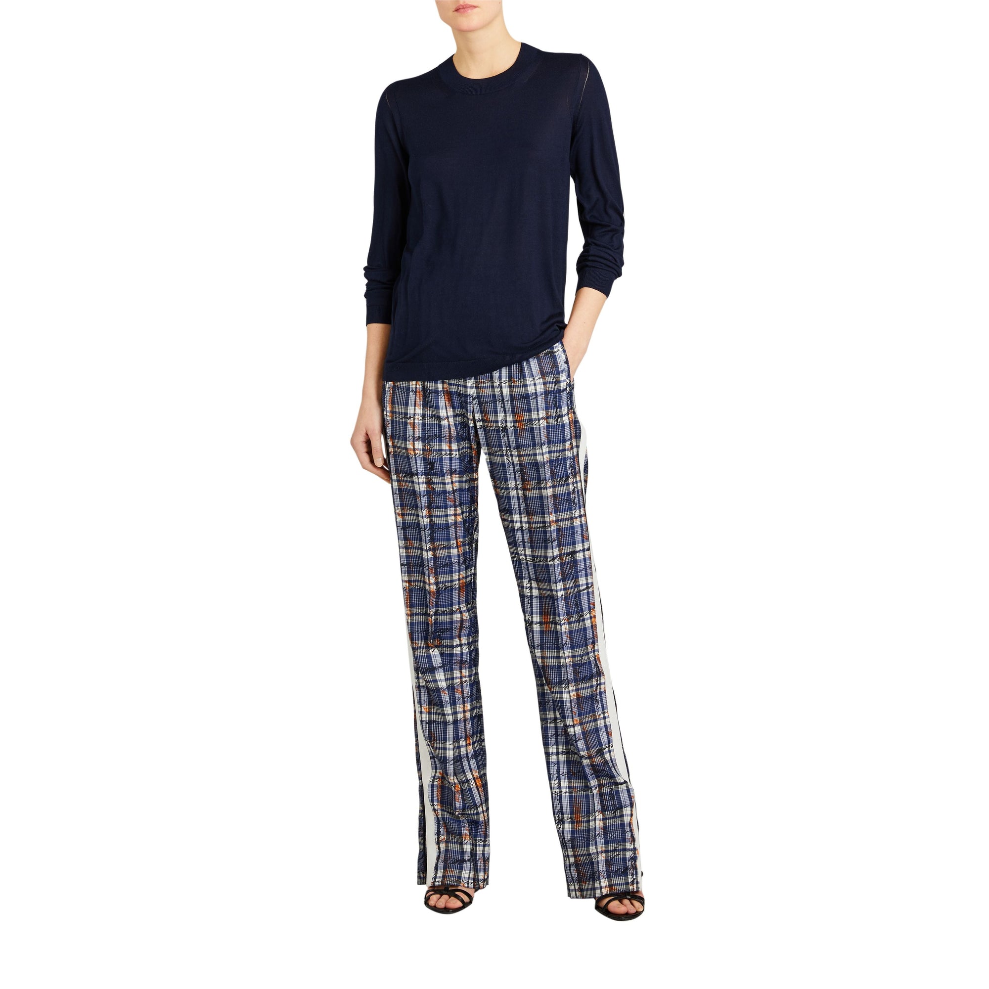 Pull en soie et cachemire - Navy