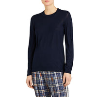 Pull en soie et cachemire - Navy