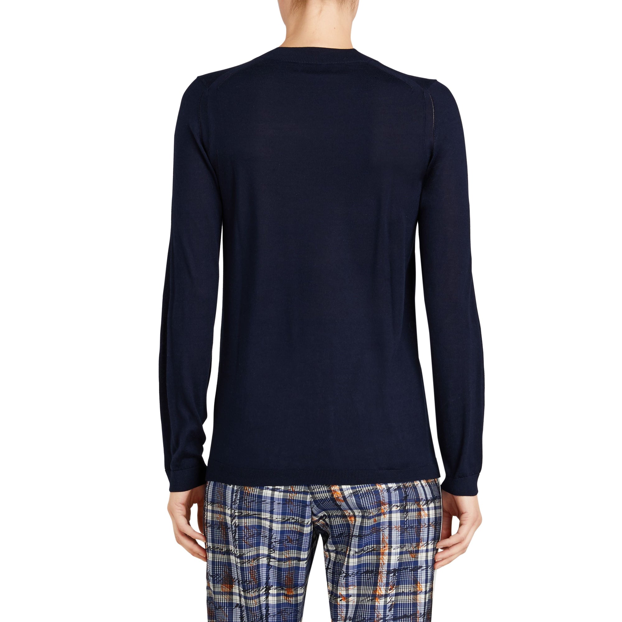 Pull en soie et cachemire - Navy