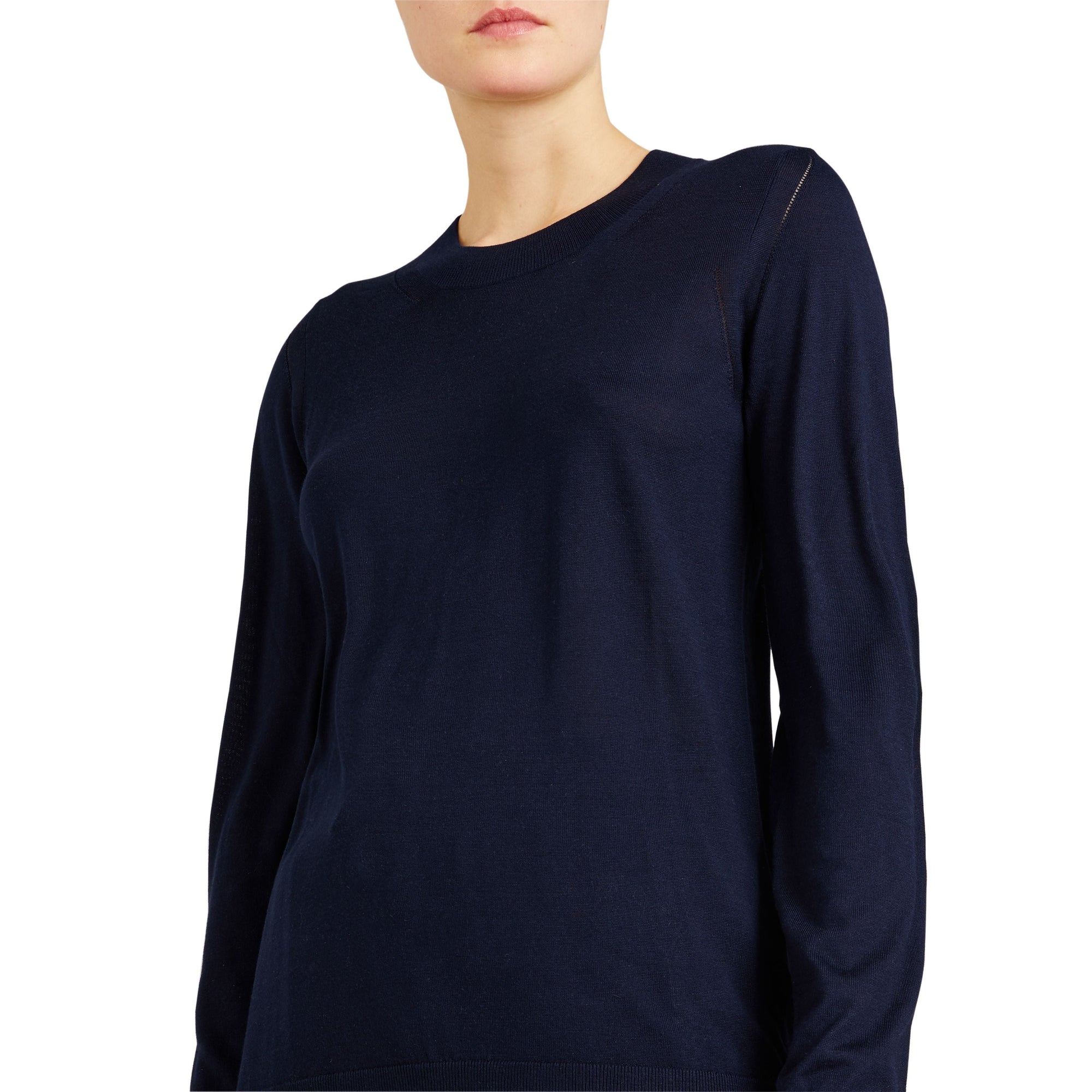 Pull en soie et cachemire - Navy