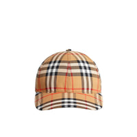 Casquette de baseball à motif Vintage check - Antique Yellow