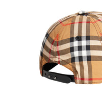 Casquette de baseball à motif Vintage check - Antique Yellow