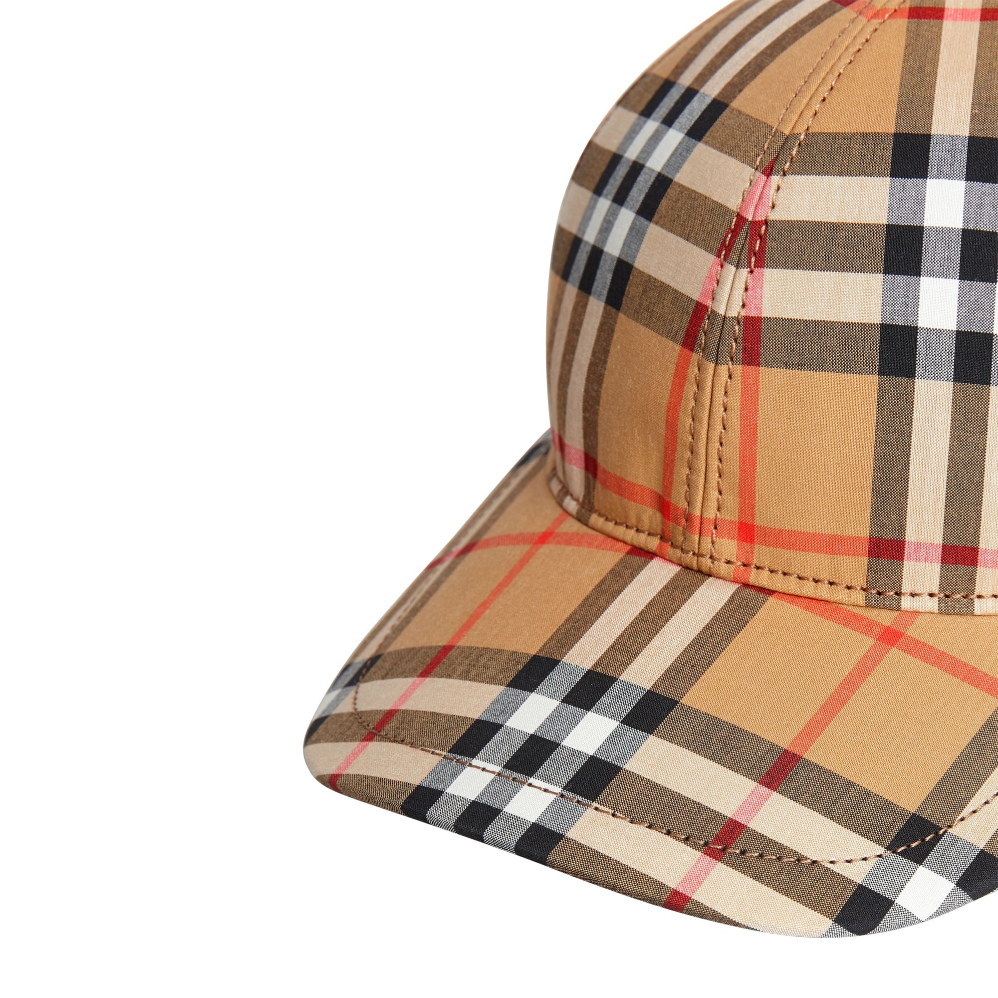 Casquette de baseball à motif Vintage check - Antique Yellow