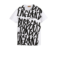 T-shirt à imprimé graffiti - White
