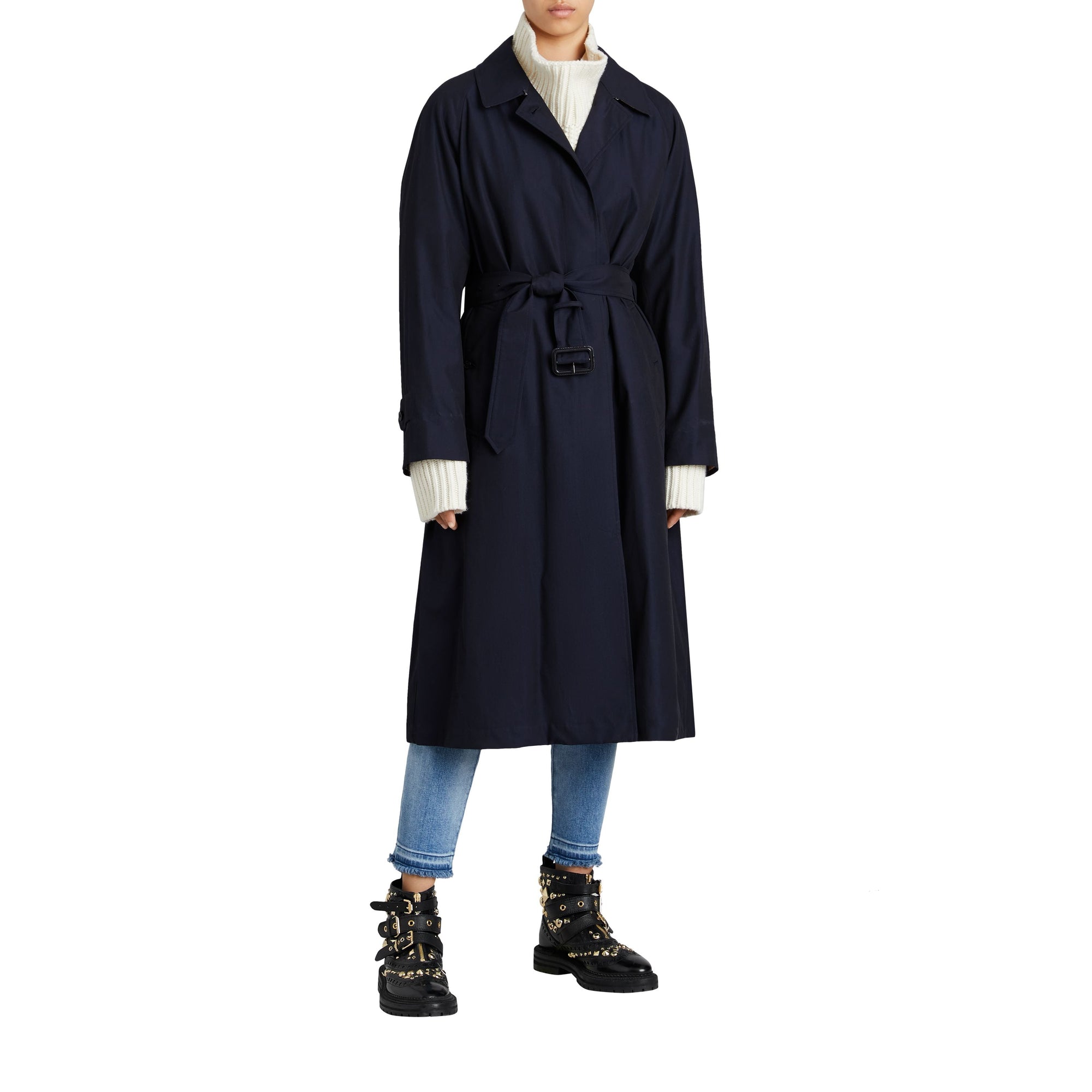 Car Coat The Brighton - Blue Carbon