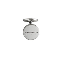 Boutons de manchette en bronze gravés - Silver
