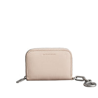 Portefeuille zippé en cuir avec chaîne - Stone