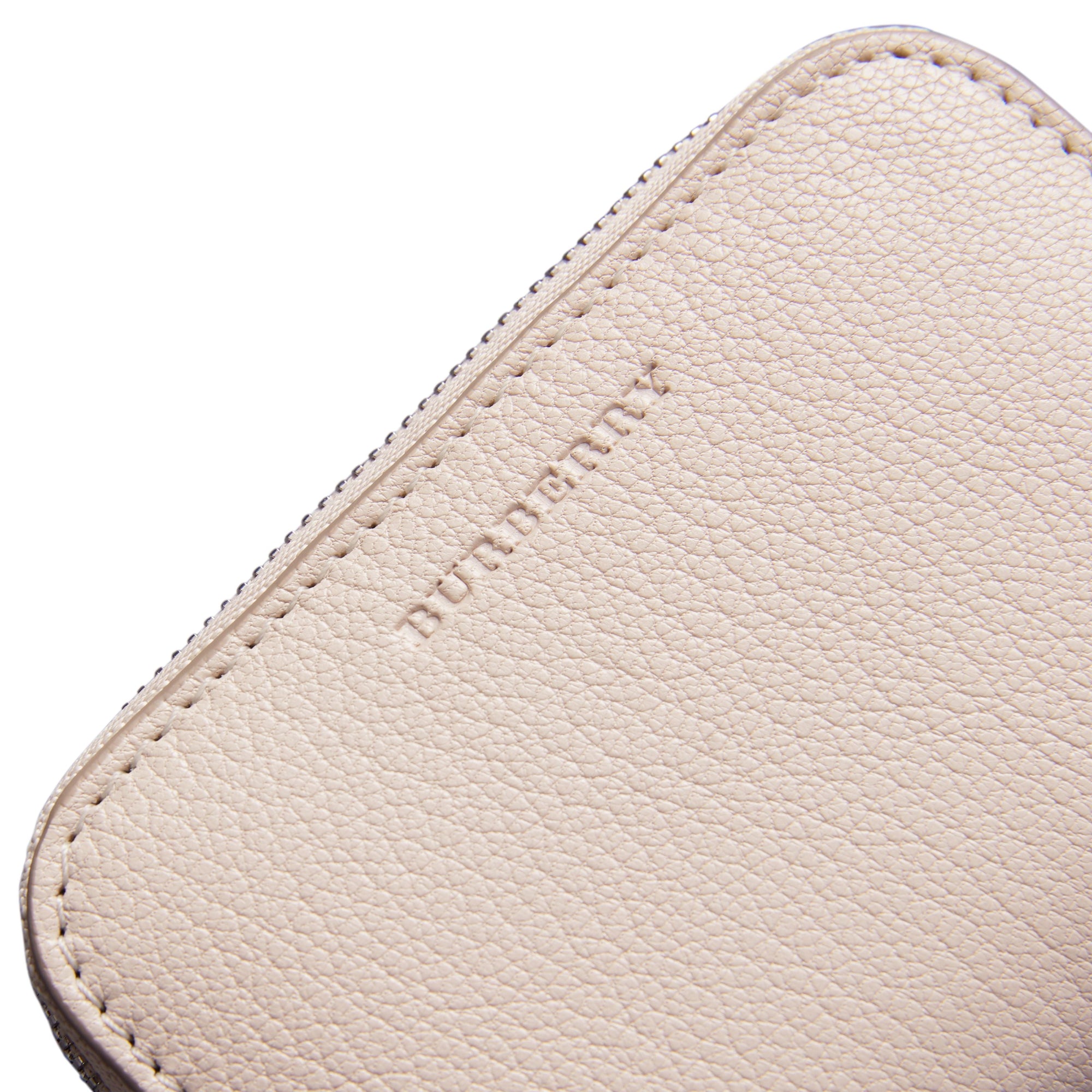 Portefeuille zippé en cuir avec chaîne - Stone