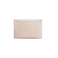 Pochette en cuir à boucle en D avec porte-monnaie zippé - Stone