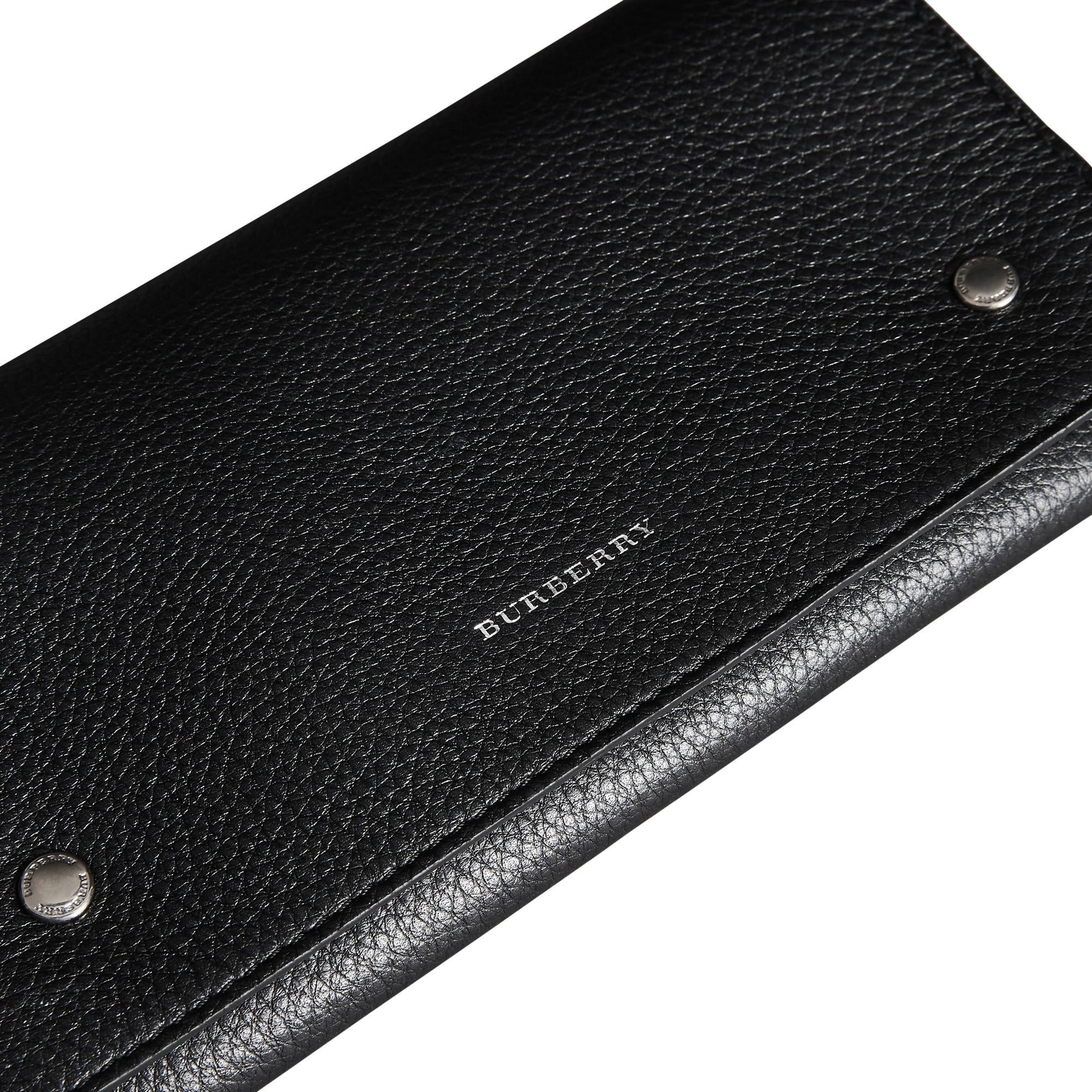 Portefeuille continental en cuir bicolore - Black