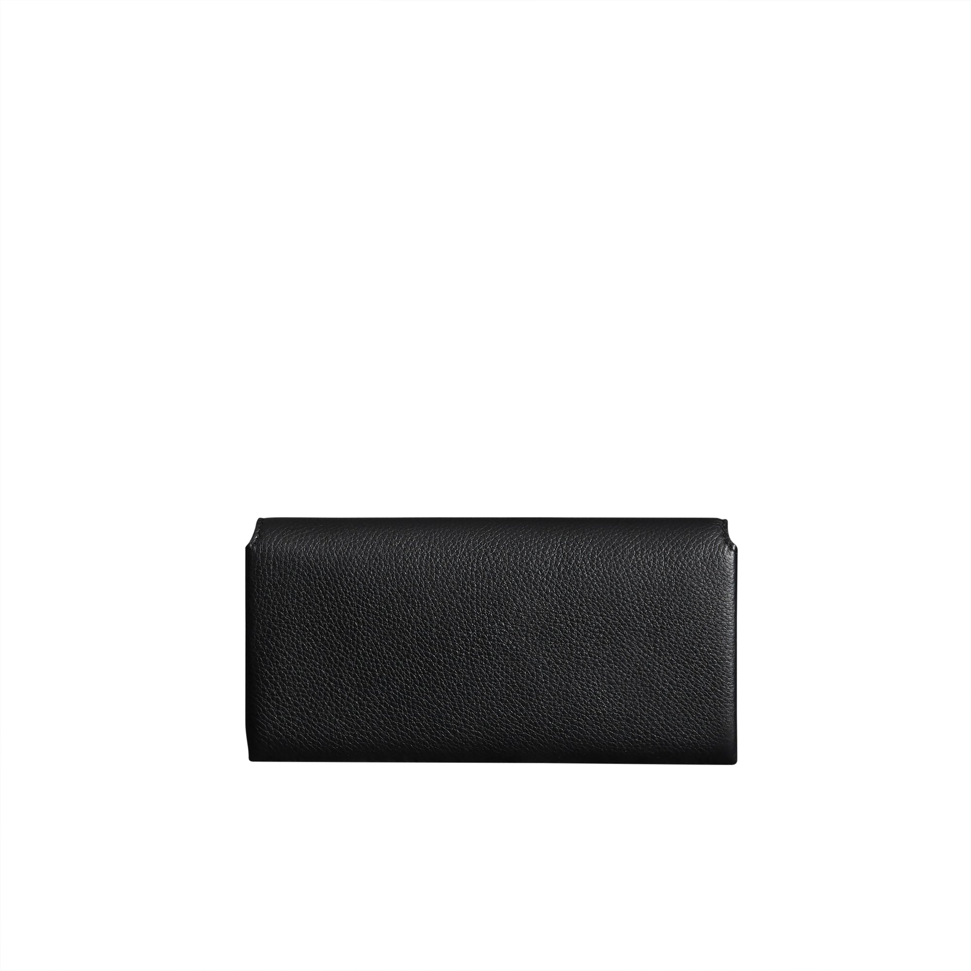 Portefeuille continental en cuir bicolore - Black