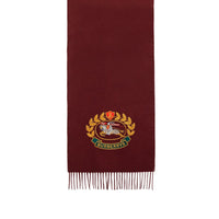 Écharpe classique en cachemire avec logo d'archive - Claret
