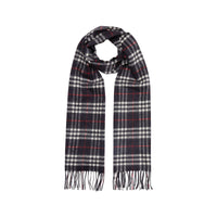 Écharpe classique en cachemire Vintage check - Navy