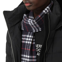 Écharpe classique en cachemire Vintage check - Navy