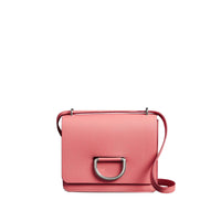 Petit sac The D-ring en cuir - Bright Coral Pink