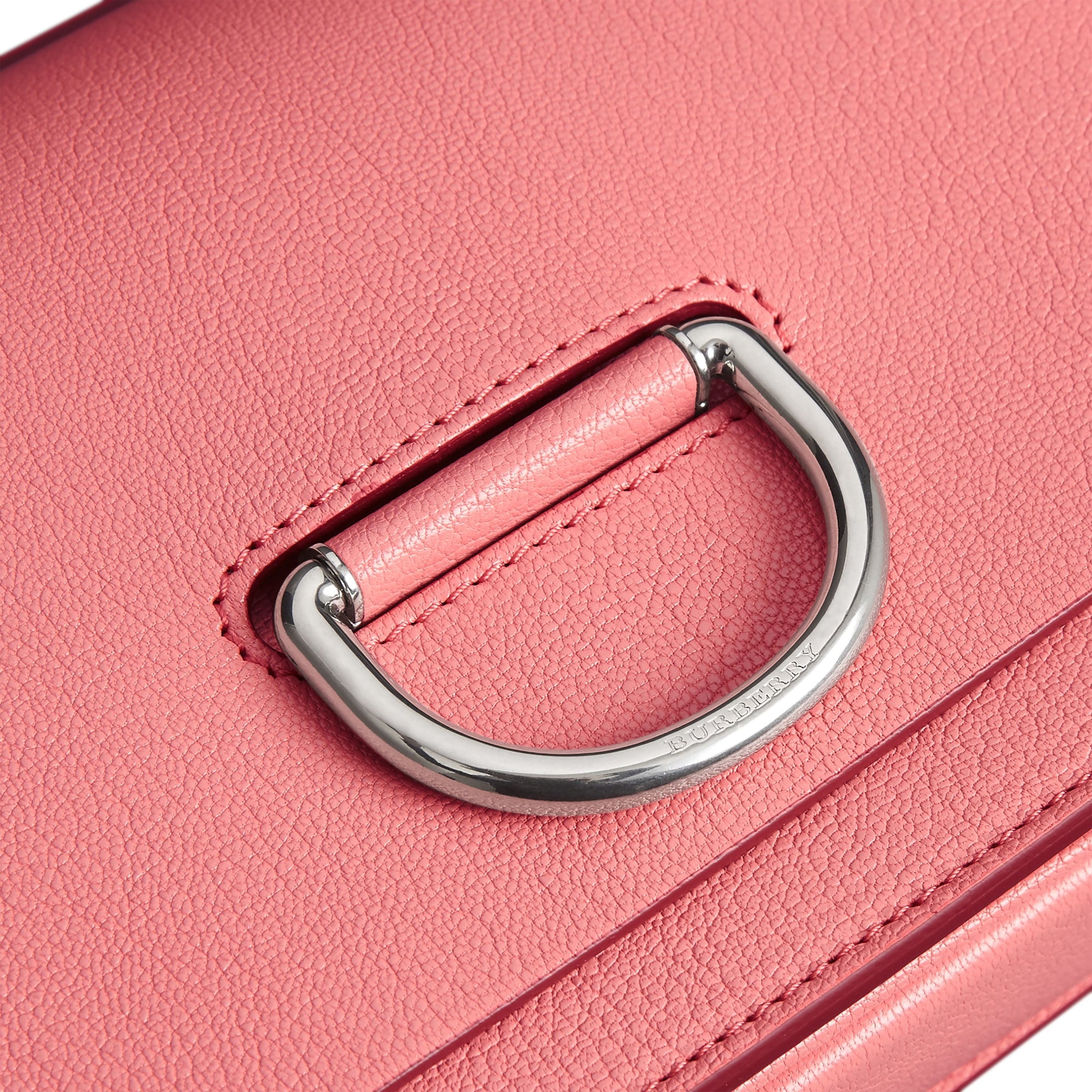Petit sac The D-ring en cuir - Bright Coral Pink