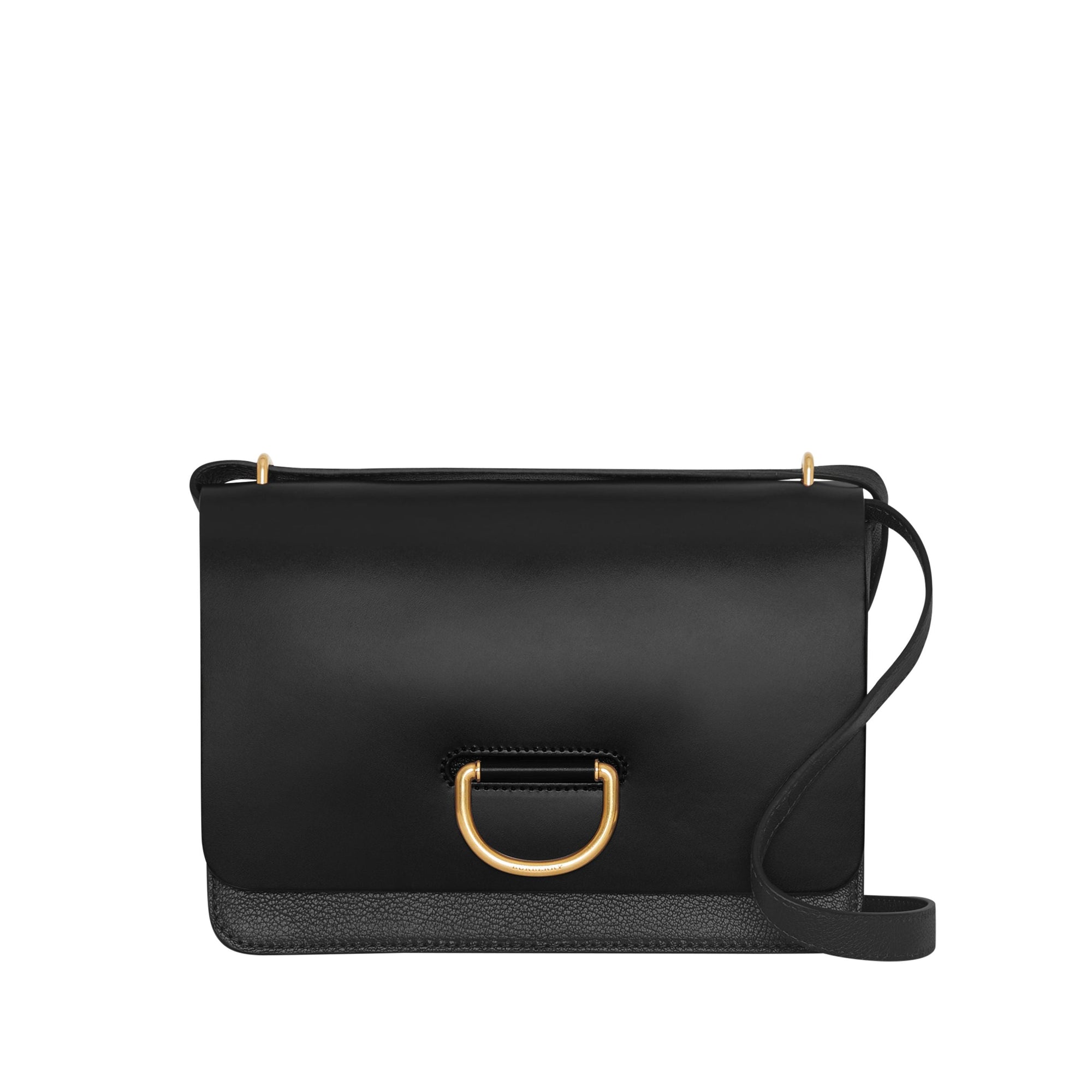 Sac The D-ring moyen en cuir - Black
