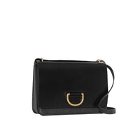 Sac The D-ring moyen en cuir - Black