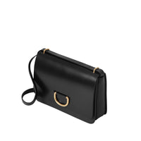 Sac The D-ring moyen en cuir - Black