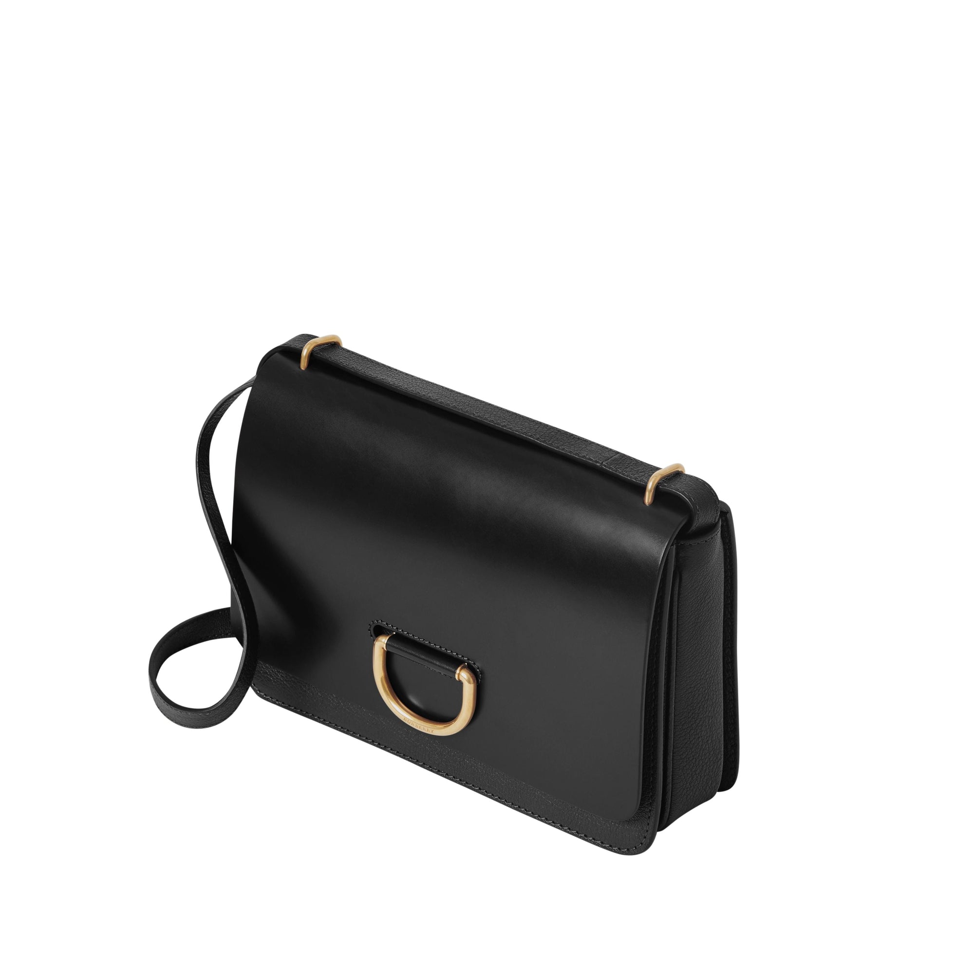 Sac The D-ring moyen en cuir - Black