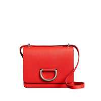 Petit sac The D-ring en cuir - Bright Red