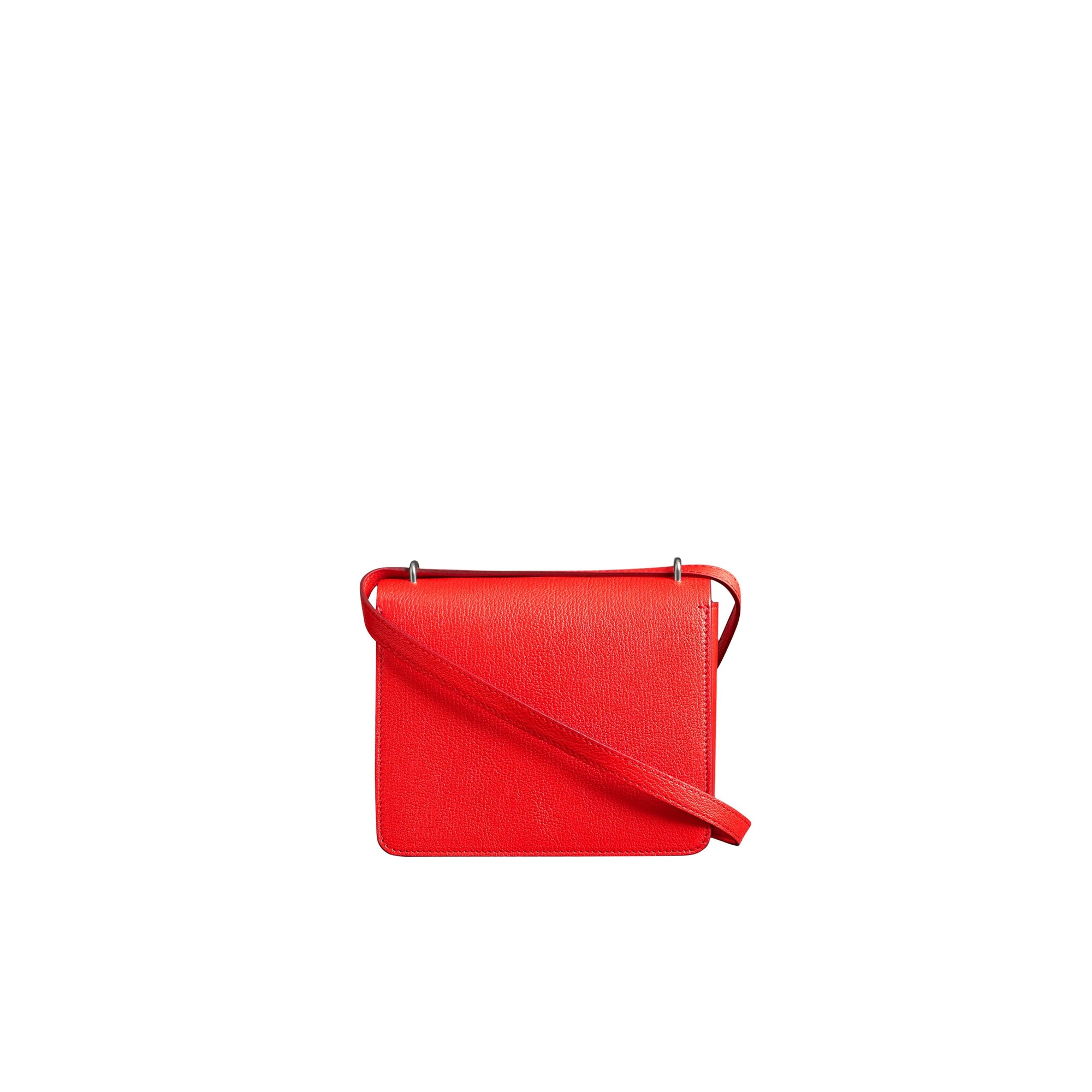 Petit sac The D-ring en cuir - Bright Red