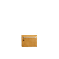 Sac à bandoulière en cuir bicolore - Limestone & Yellow
