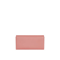 Portefeuille continental en cuir bicolore - Dusty Rose
