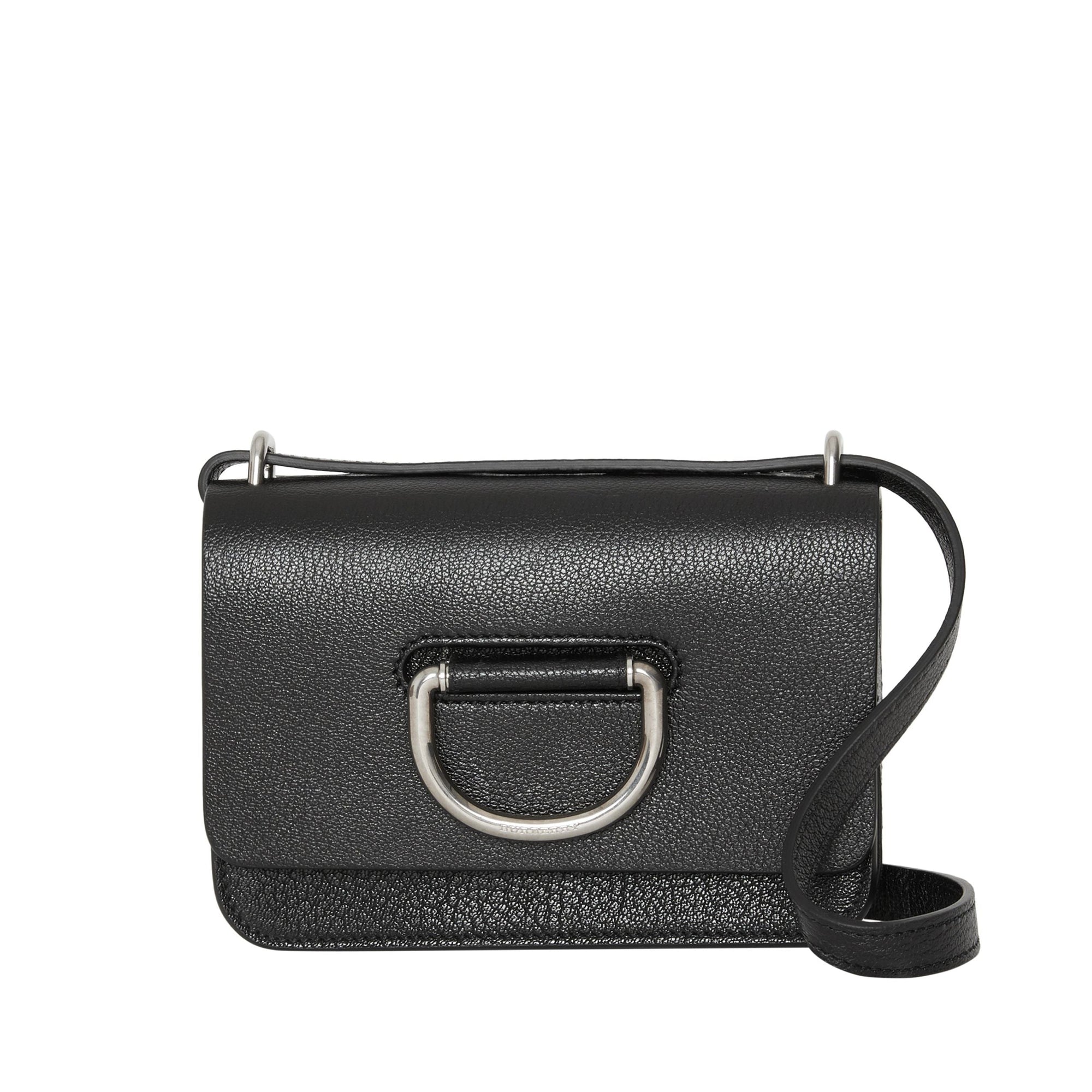 Mini sac The D-ring en cuir - Black