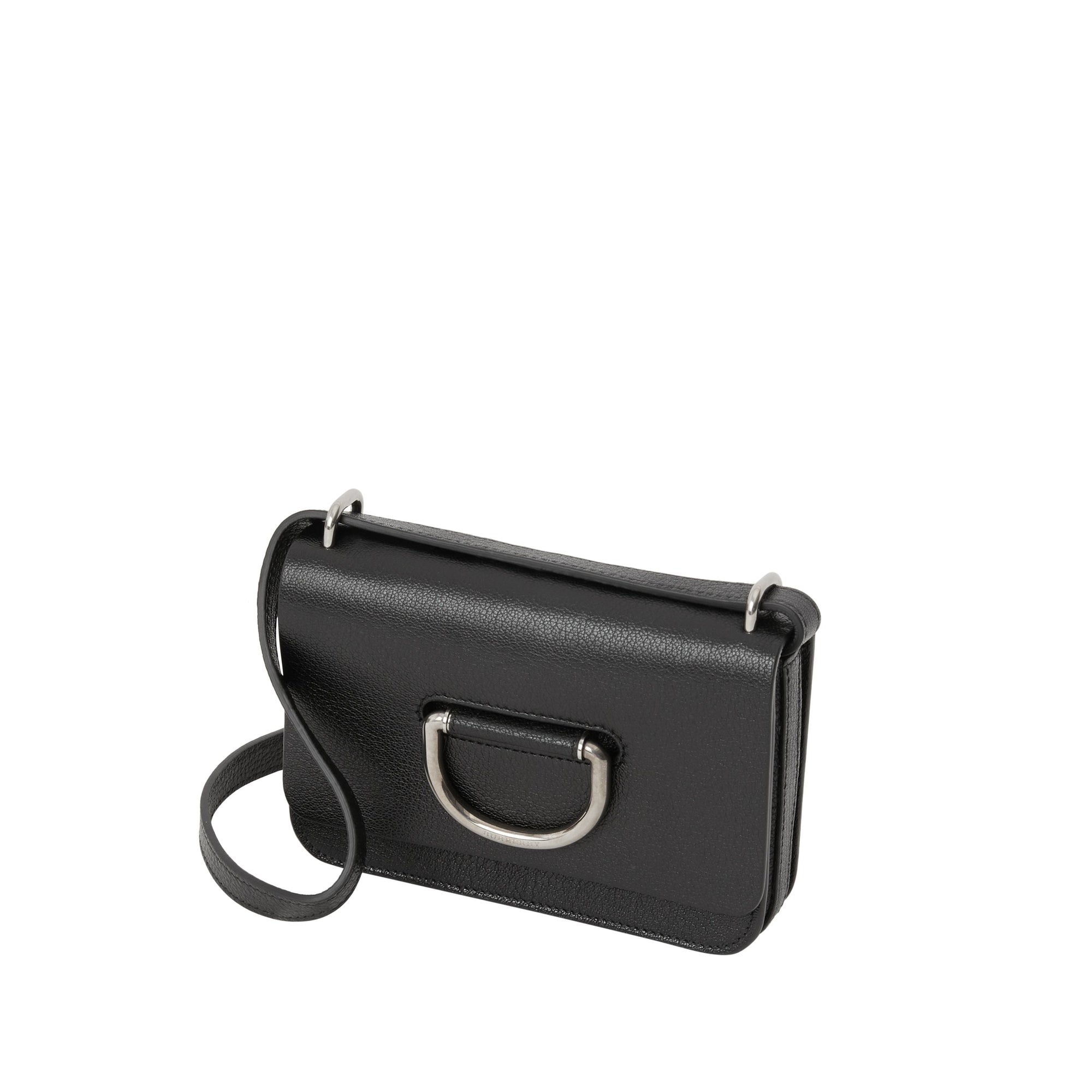 Mini sac The D-ring en cuir - Black