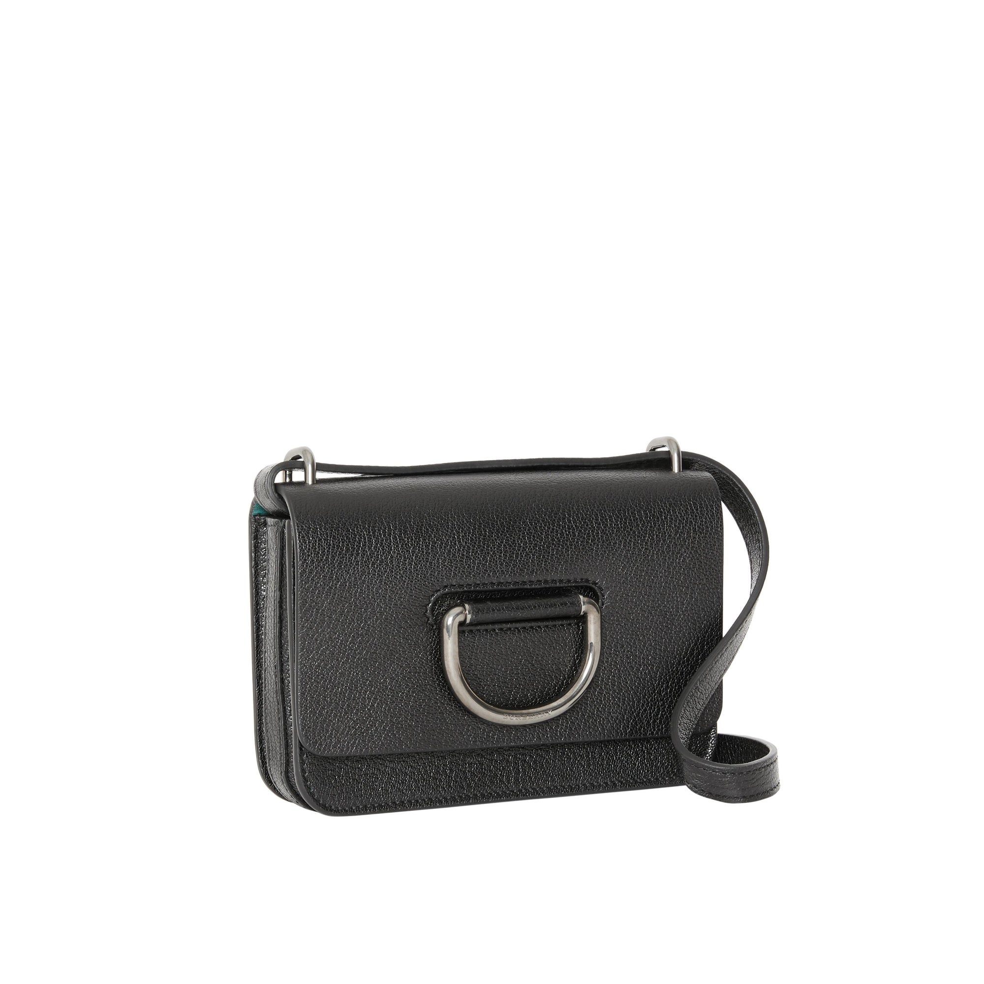 Mini sac The D-ring en cuir - Black