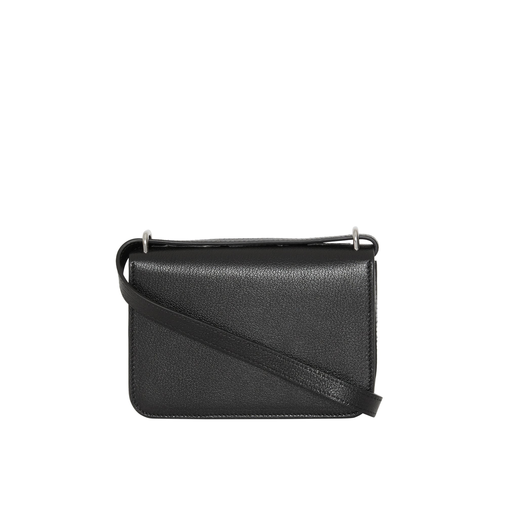 Mini sac The D-ring en cuir - Black