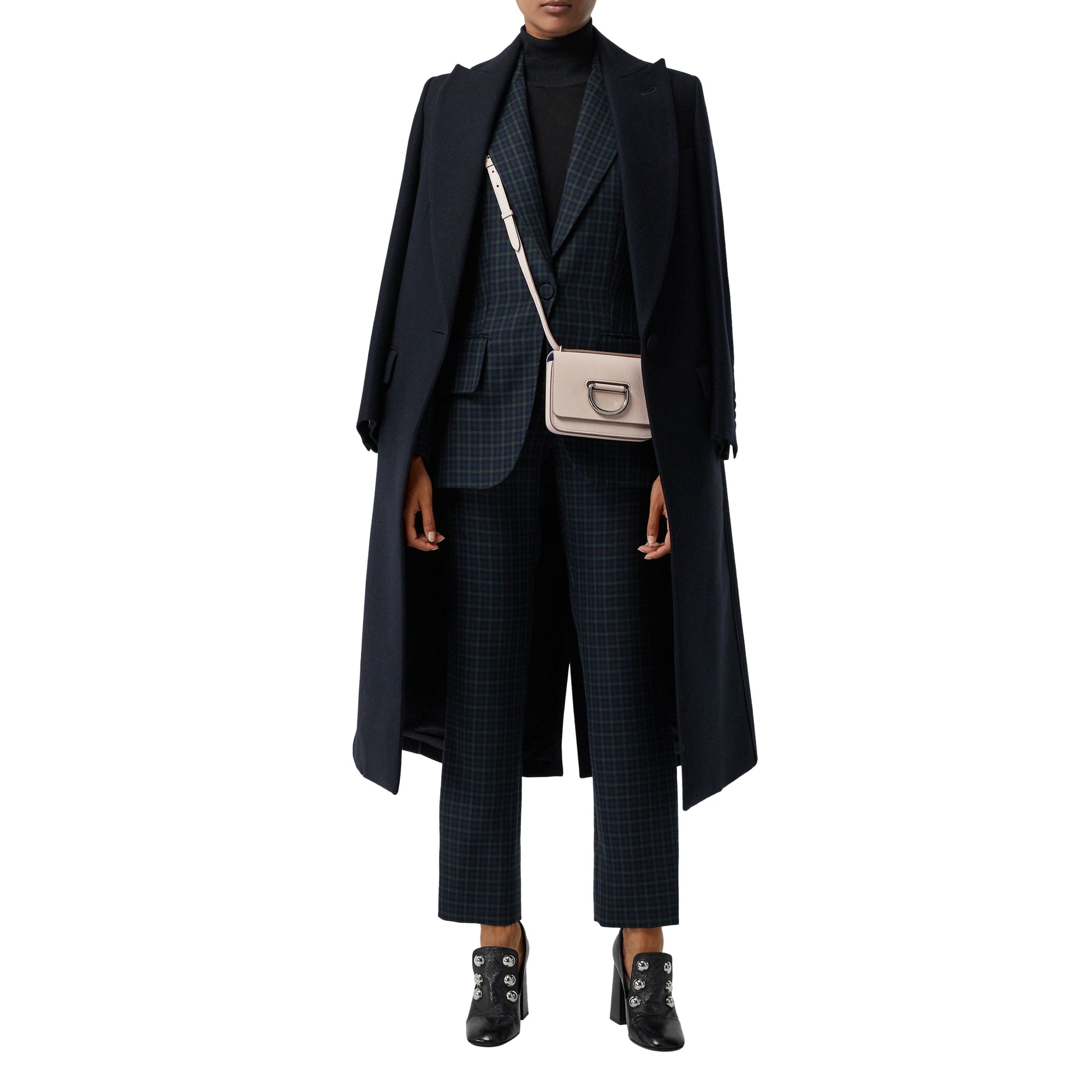 Mini sac The D-ring en cuir - Stone