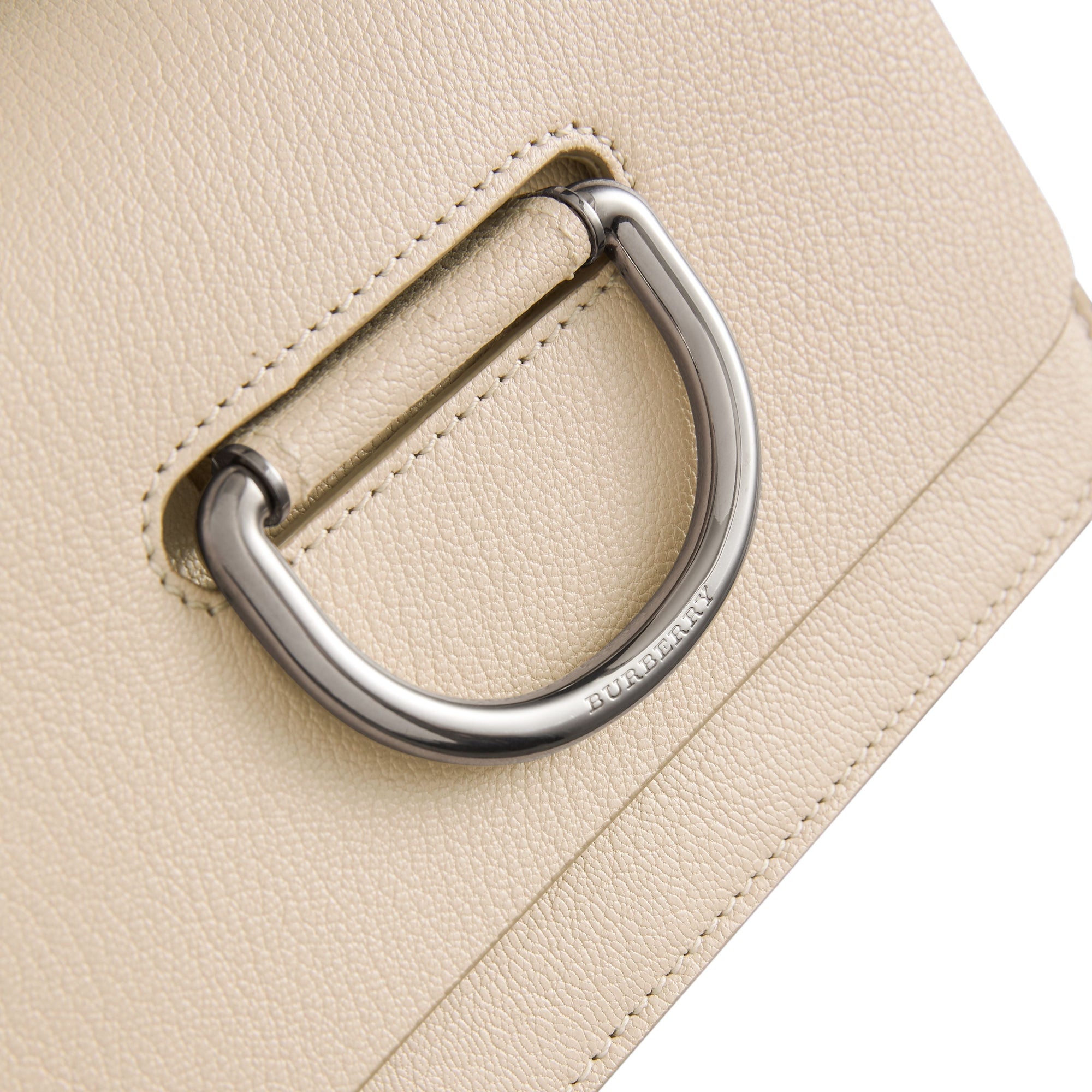 Mini sac The D-ring en cuir - Stone