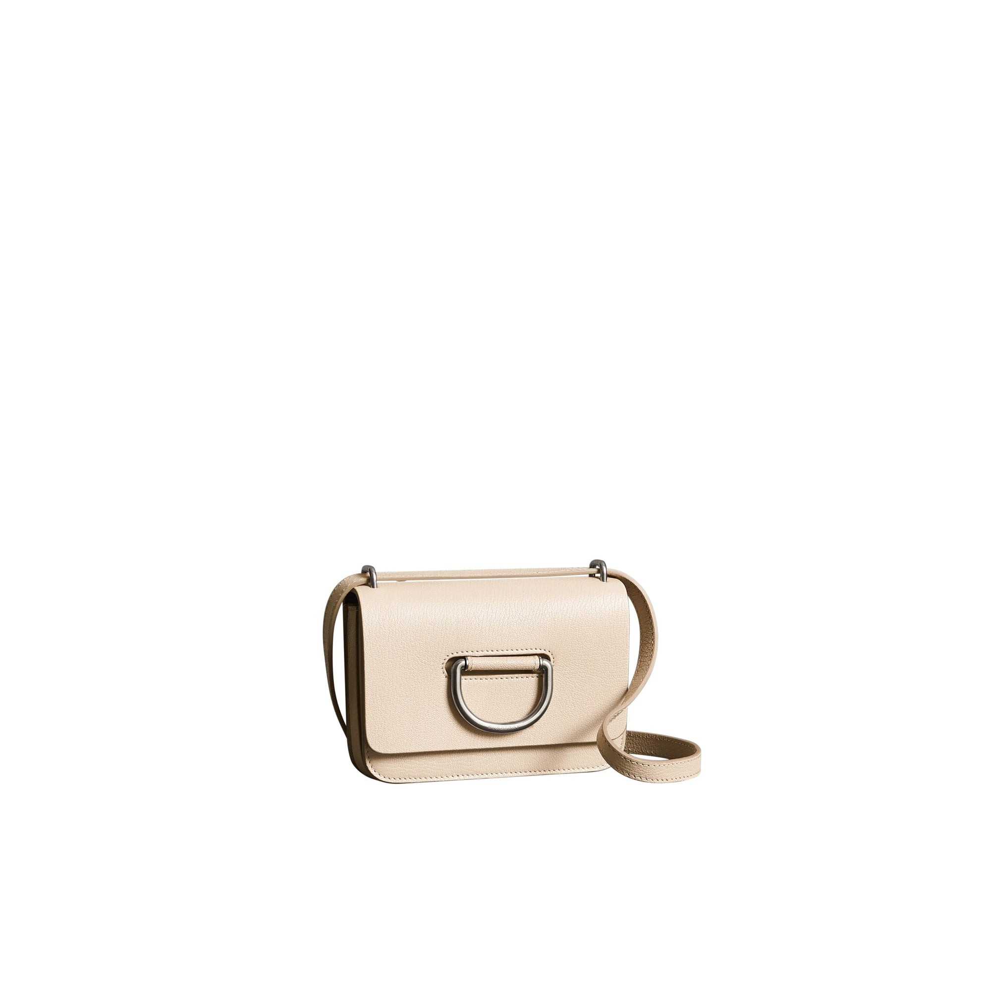 Mini sac The D-ring en cuir - Stone