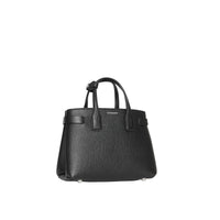 Petit sac The Banner en cuir avec Vintage check - Black