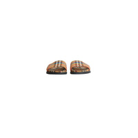 Claquettes à motif Rainbow Vintage check - Antique Yellow