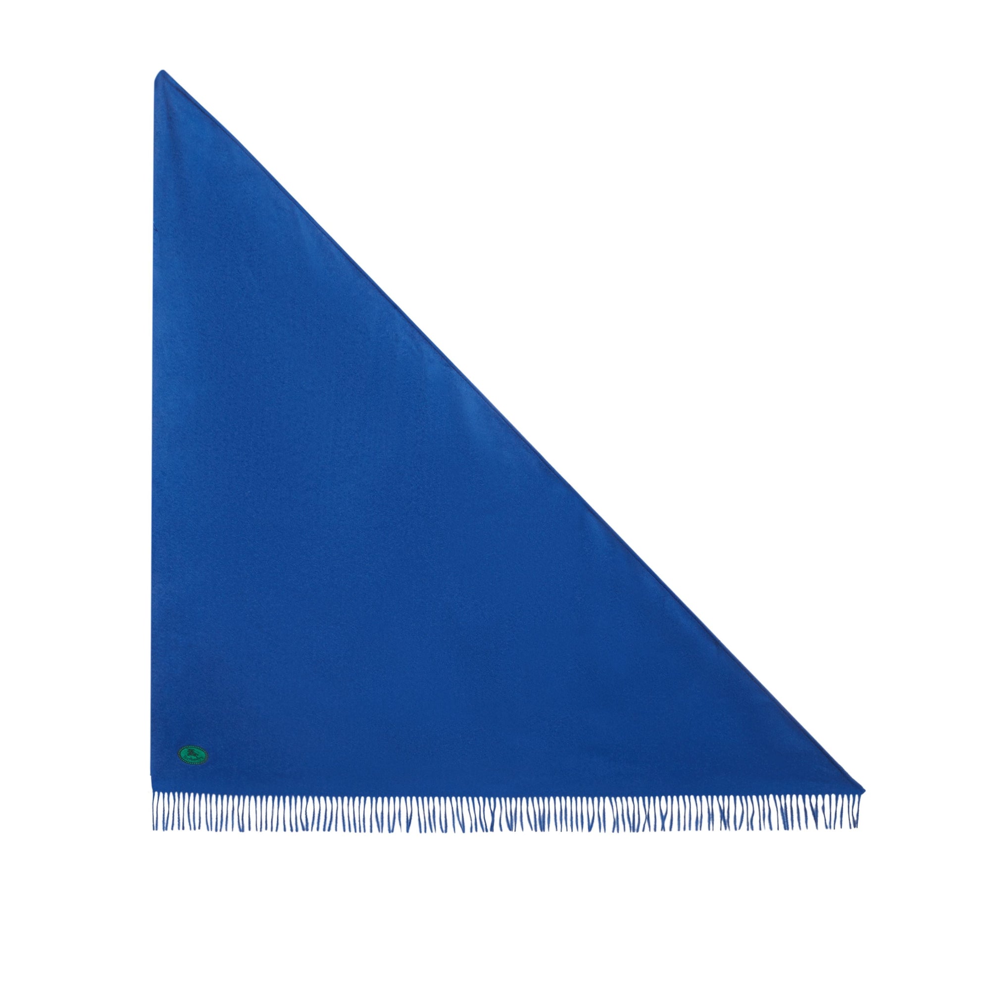 Bandana en cachemire brodé - Cadet Blue