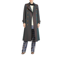 Trench en gabardine tropicale - Dark Antique Green