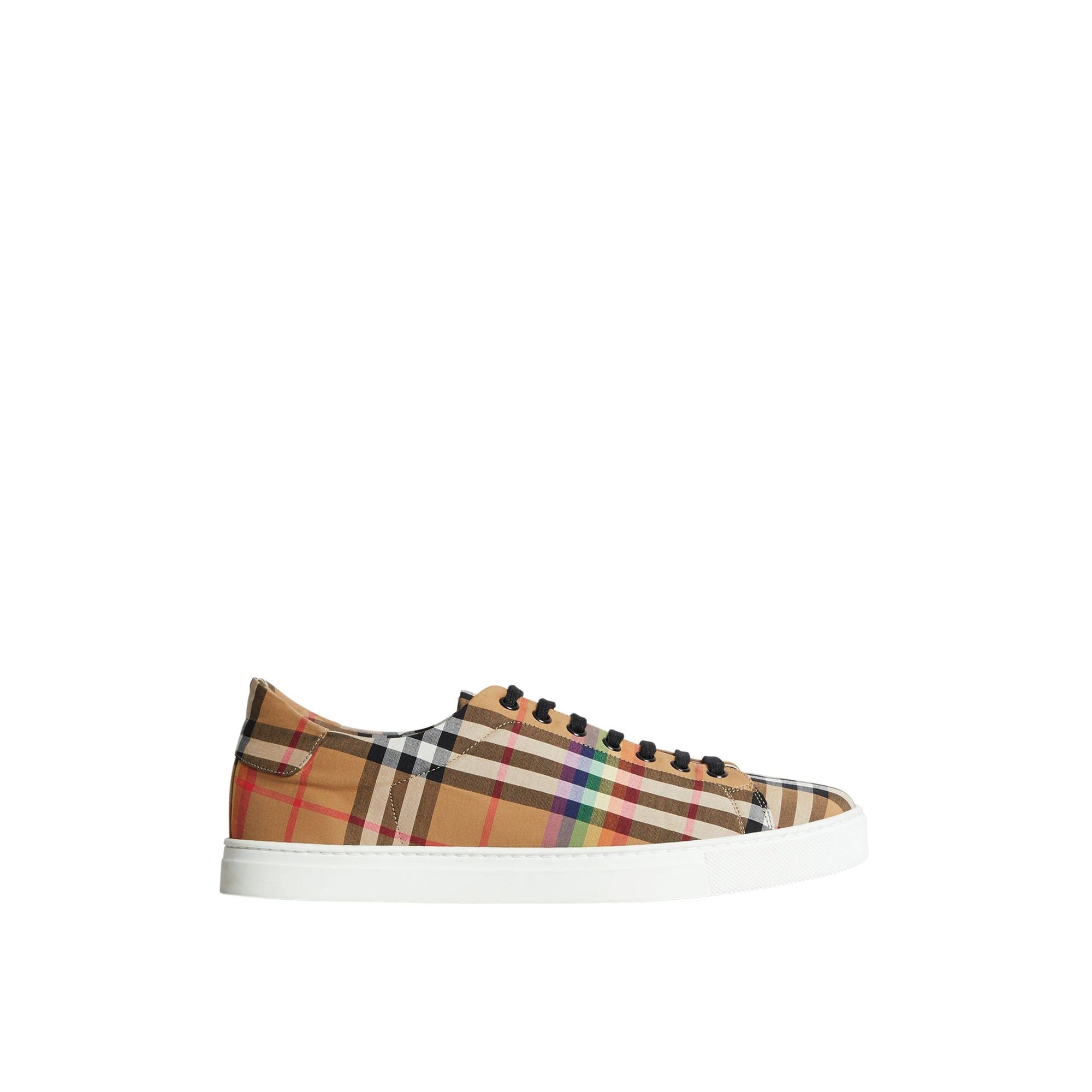 Sneakers à motif Rainbow Vintage check - Antique Yellow