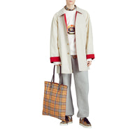 Grand sac shopper à motif Rainbow Vintage check - Dark Grey