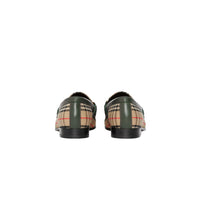 Mocassins The Link à motif check de 1983 en cuir - Dark Forest Green