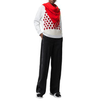 Bandana en laine et cachemire avec logo - Bright Red