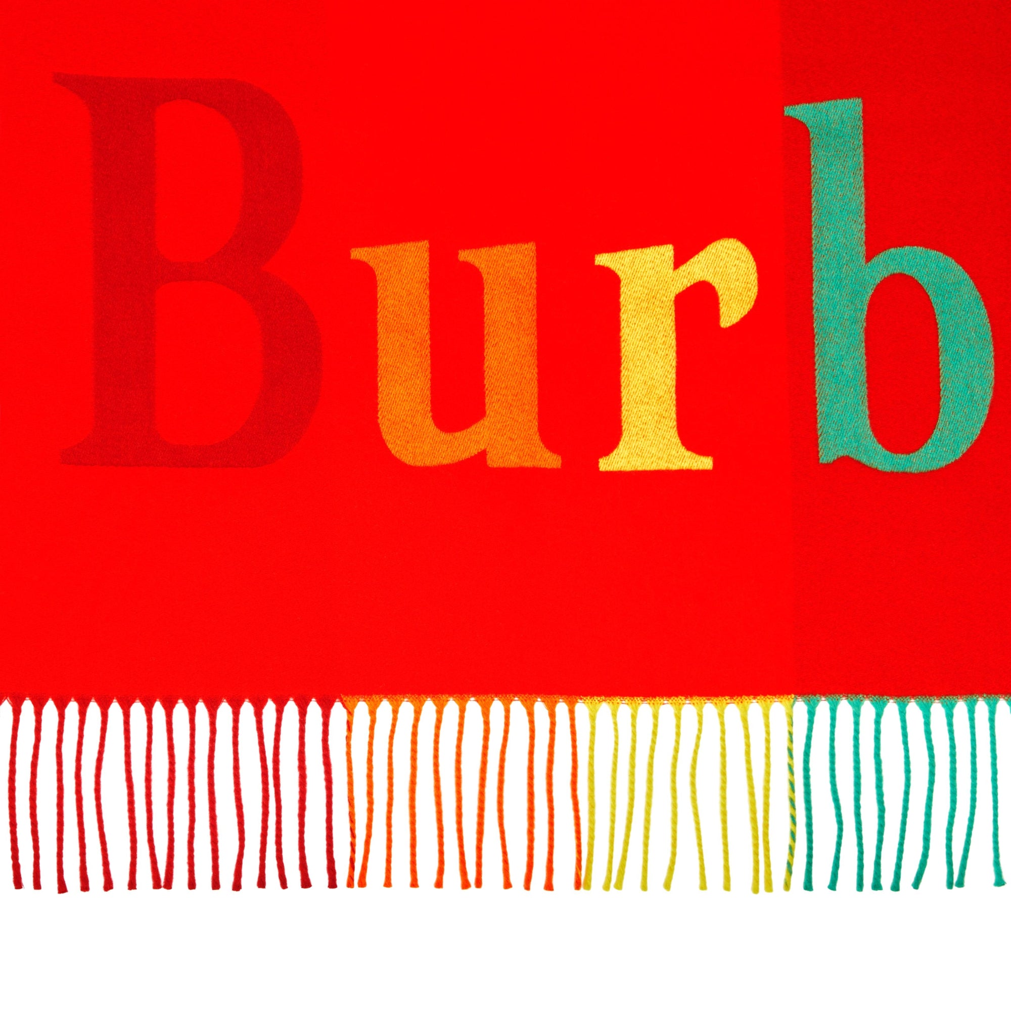 Bandana en laine et cachemire avec logo - Bright Red